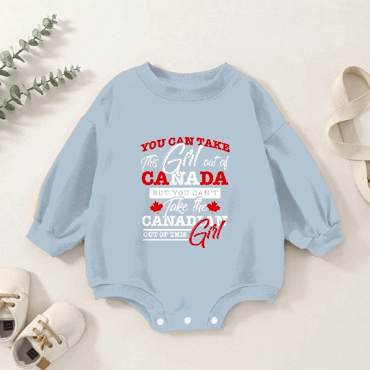 Discover Canadian Girl Women Gifts Maple Leaf Canada Baby Romper Sweatshirts