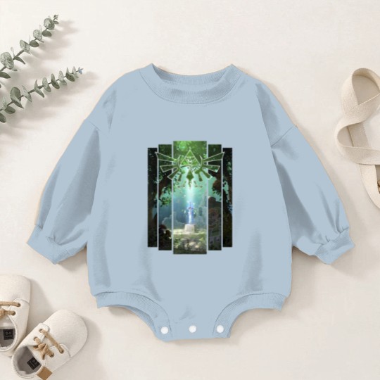 Discover Nintendo Zelda The Master Sword Lost Woods Artwork Baby Romper Sweatshirts