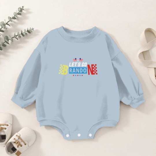 Discover Let's Go Brandon Baby Romper Sweatshirts