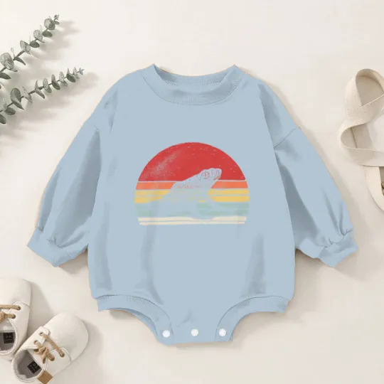 Discover Vintage Retro Poison Dart Frog Baby Romper Sweatshirts