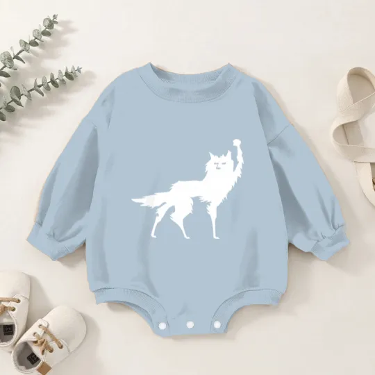 Discover Fantastic Mr Fox - Wolf - Canis Lupus - Simple - Fantastic Mr Fox - Baby Romper Sweatshirts