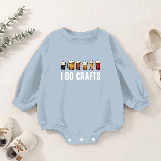 Discover I Do Crafts Home Brewing Craft Beer Drinker Homebrewing Baby Romper Sweatshirts