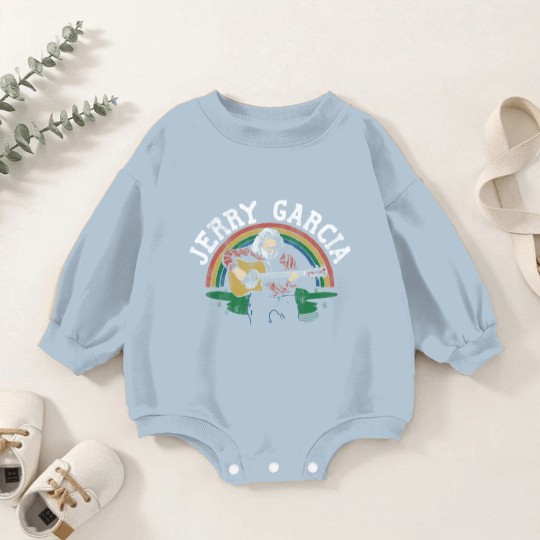 Discover Jerry Garcia Band Jerry & Guitar Vintage Style Adult Short Sleeve Baby Romper Sweatshirts Graphic Tees