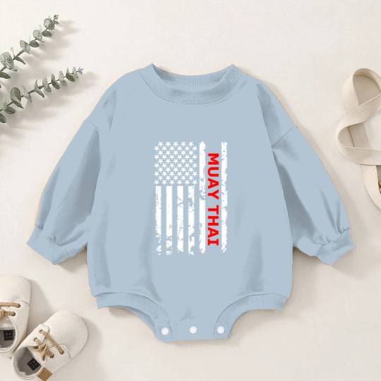 Discover Muay Thai Baby Romper Sweatshirts