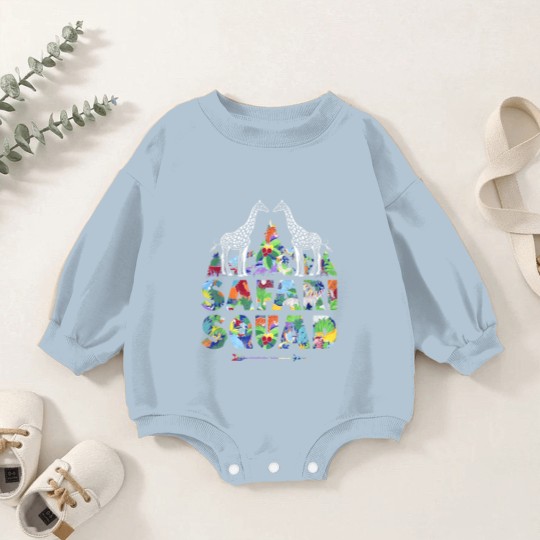 Discover Safari Squad Baby Romper Sweatshirts
