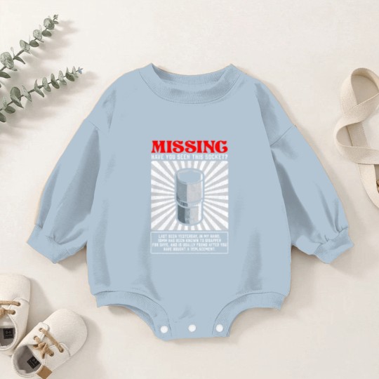 Discover Funny Mechanic 10mm Socket Missing Workshop Tool Baby Romper Sweatshirts