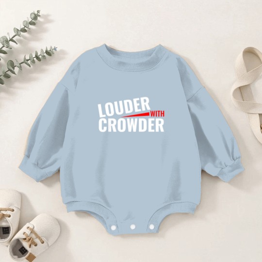 Discover louder with crowder steven crowder louder debate Baby Romper Sweatshirts