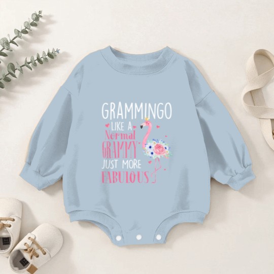 Discover Flamingo Grammingo like a normal Grammy Gifts Baby Romper Sweatshirts