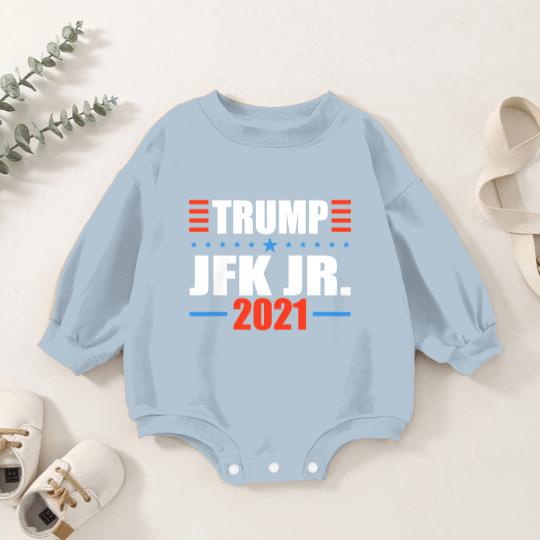 Discover T.r.u.m.p JFK Jr. 2021 Vote For T.r.u.m.p Desantis 2024 Election Baby Romper Sweatshirts