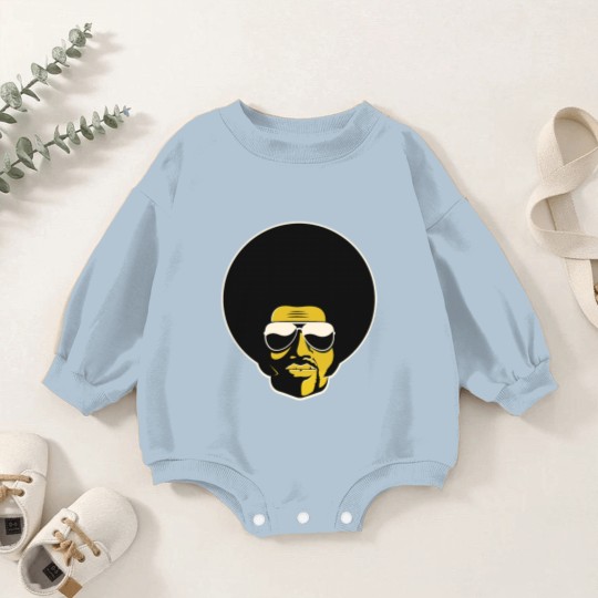 Discover Black Man, Afro, Retro, Legend, African American Baby Romper Sweatshirts