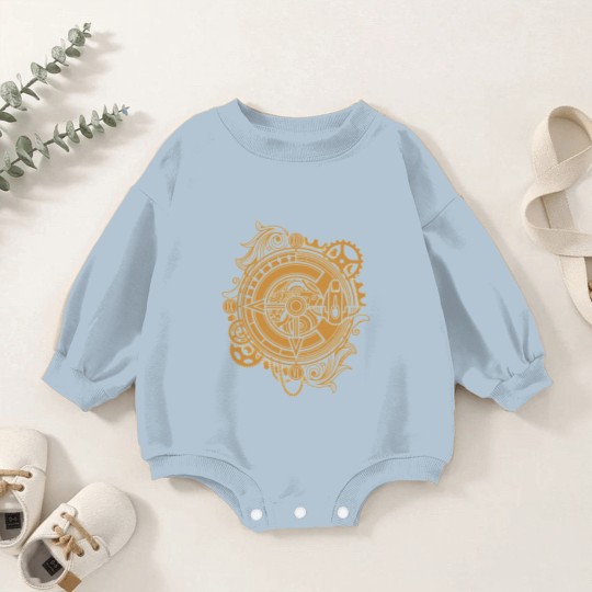 Discover Chrono Trigger Clock Epoch - Chrono Trigger - Baby Romper Sweatshirts