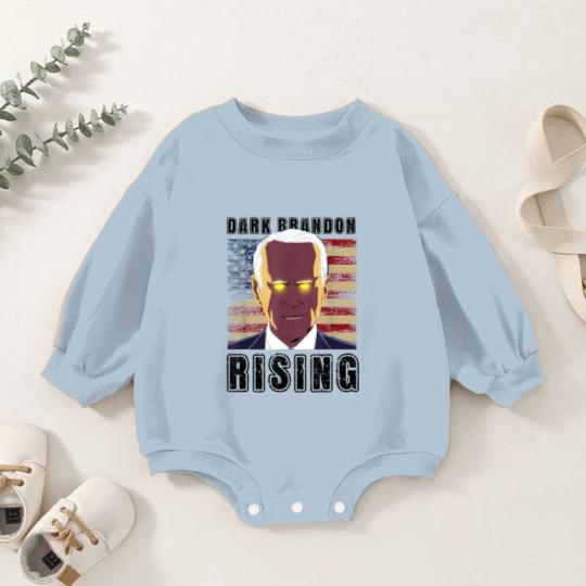 Discover Dark Brandon Rising Baby Romper Sweatshirts