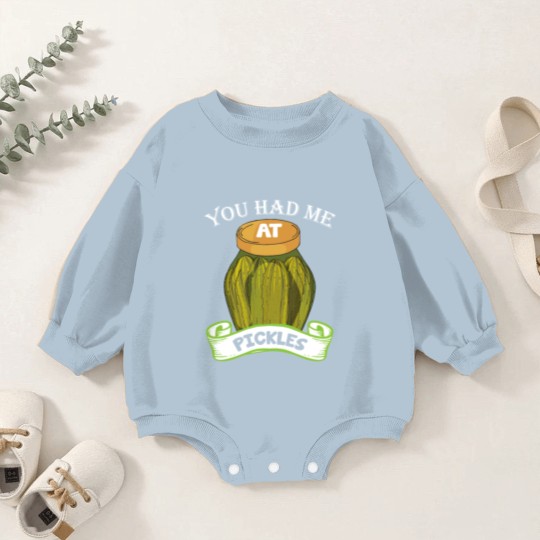Discover Pickles vegetarian Gift For Pickle Lovers Baby Romper Sweatshirts