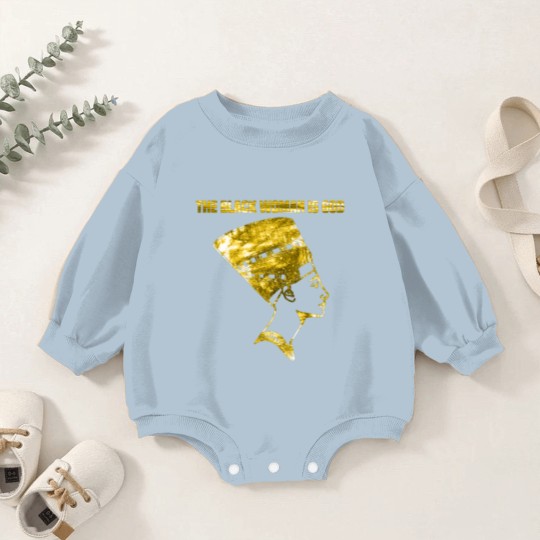Discover The Black Woman is God Baby Romper Sweatshirts