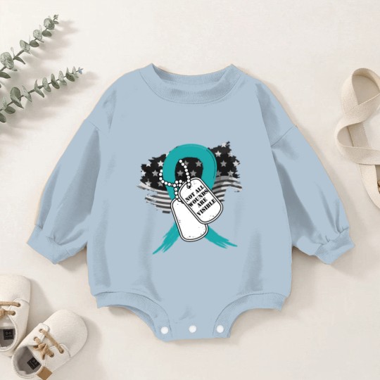 Discover Not all wounds are visible PTSD Awareness 22 Vete Baby Romper Sweatshirts