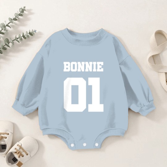 Discover Bonnie 01-Bonnie and Clyde (white) Baby Romper Sweatshirts