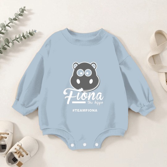 Discover Fiona The Hippo Baby Romper Sweatshirts