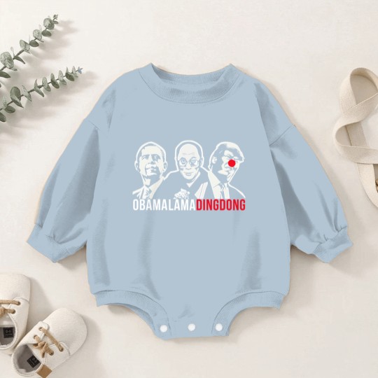 Discover Obama Lama Ding Dong Baby Romper Sweatshirts