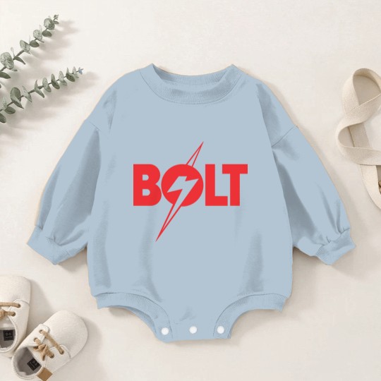 Discover bolt Baby Romper Sweatshirts