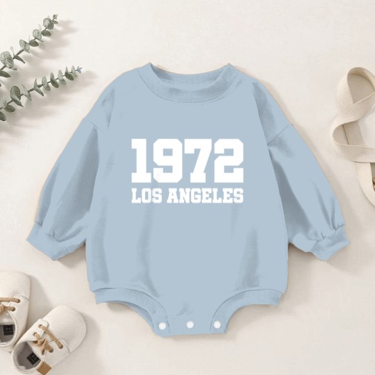 Discover 1972 Los Angeles - California - USA - West Coast Baby Romper Sweatshirts