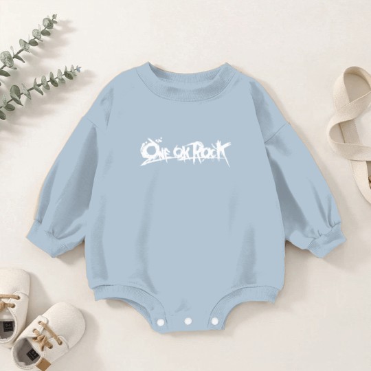 Discover ONE OK ROCK BANNER (White) Baby Romper Sweatshirts