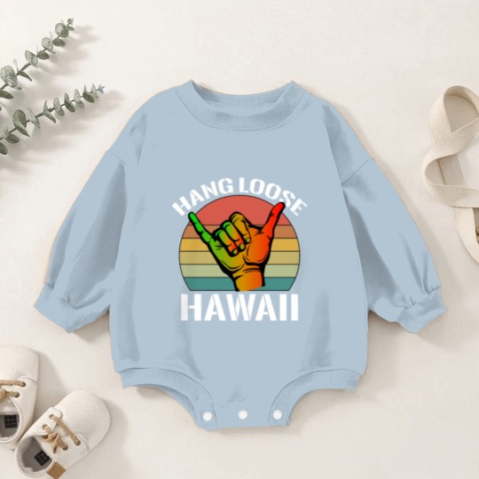 Discover Shaka Rasta Aloha Vintage Hang Loose hawaii gifts Baby Romper Sweatshirts