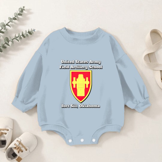 Discover Army Field Artillery School Fort Sill Oklahoma pro Baby Romper Sweatshirts