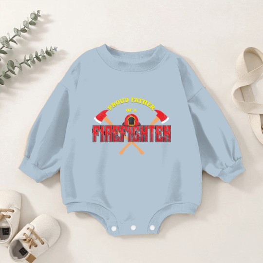 Discover Proud Parent Of A Firefighter Baby Romper Sweatshirts