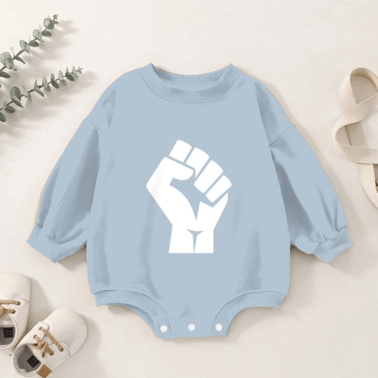 Discover Black Power Fist, black lives matter, civil rights - Black Power Fist - Baby Romper Sweatshirts