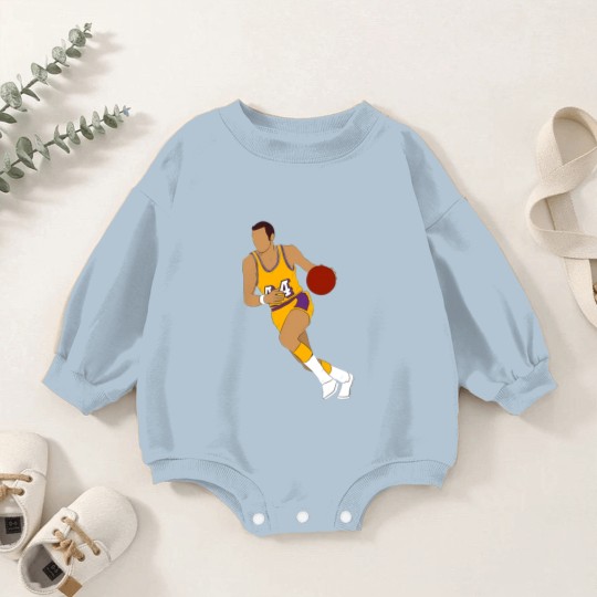 Discover The Logo - Jerry West - Baby Romper Sweatshirts