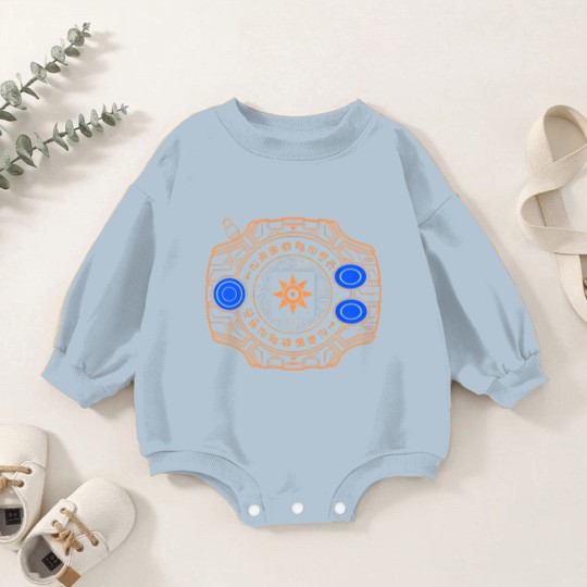 Discover DIGIVICE COURAGE AGUMON DIGIMON ADVENTURE - Digimon - Baby Romper Sweatshirts