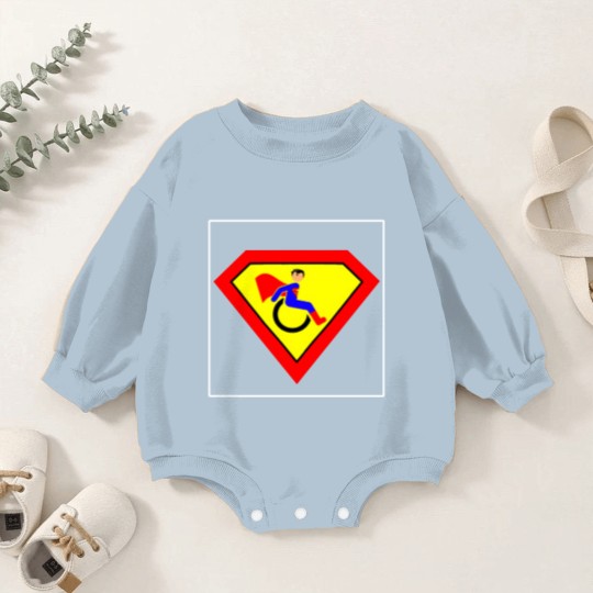 Discover WHEELCHARIOT 11 (Clark) 2 - Wheelchair - Baby Romper Sweatshirts