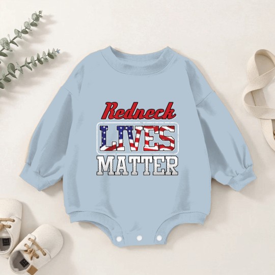 Discover Redneck Lives Matter Baby Romper Sweatshirts