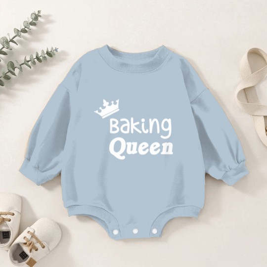 Discover Baking Queen Baby Romper Sweatshirts Baby Romper Sweatshirts