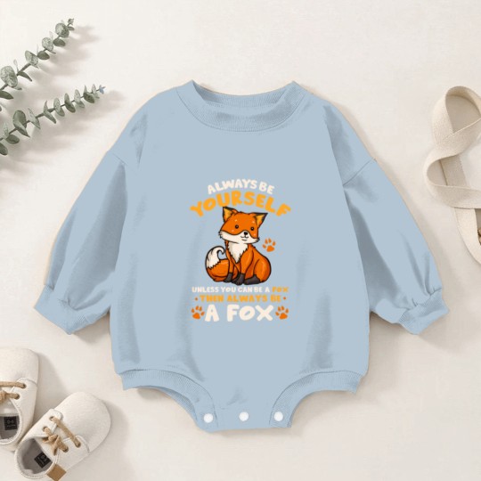 Discover Foxes Baby Romper Sweatshirts