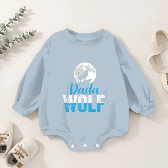 Discover Dada Wolf Funny Matching Family Father s Day Baby Romper Sweatshirts