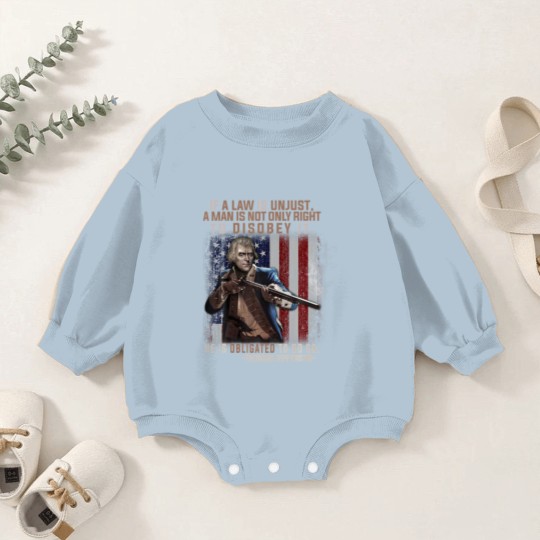 Discover If A Law Is Unjust A Man Is Not Only Right To Diso Baby Romper Sweatshirts