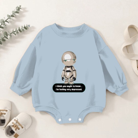 Discover Hitchhikers Guide To The Galaxy - Hitchhikers Guide To The Galaxy - Baby Romper Sweatshirts