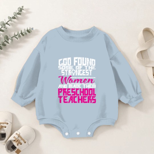 Discover Woman Preschool Teacher Gift Baby Romper Sweatshirts