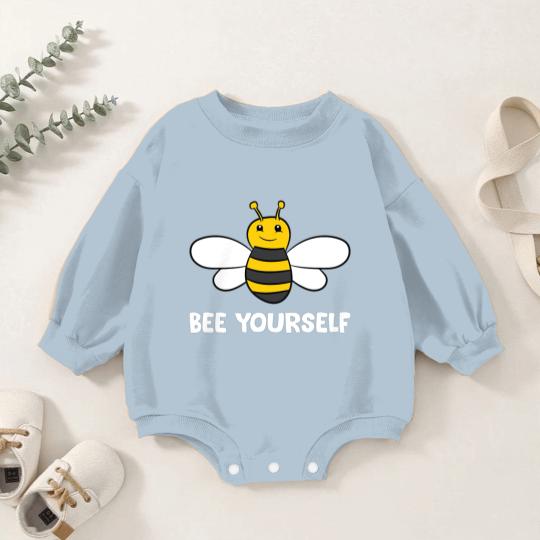 Discover Bee Yourself Love Bees Baby Romper Sweatshirts