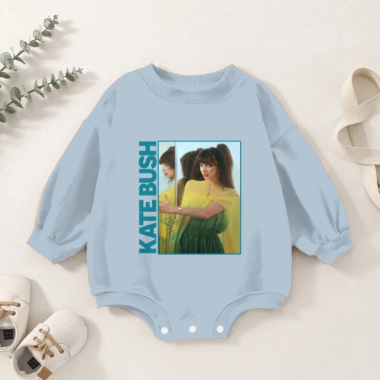 Discover Vintage Graphic Kate Bush Original Design Short Sleeve Crewneck Unisex Baby Romper Sweatshirts