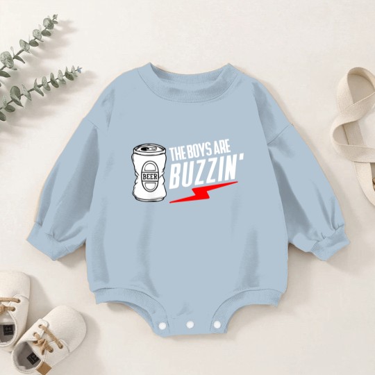 Discover The Boys Are Buzzin Hanging With The Boys Baby Romper Sweatshirts