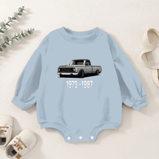 Discover squarebody 1973 -1987 vintage gift Baby Romper Sweatshirts