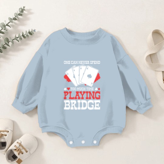 Discover Poker Cards Bridge Gambling Baby Romper Sweatshirts