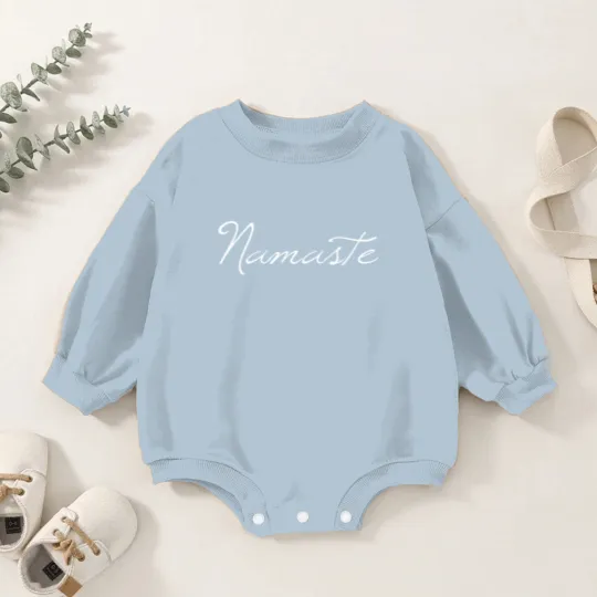 Discover Namaste Baby Romper Sweatshirts