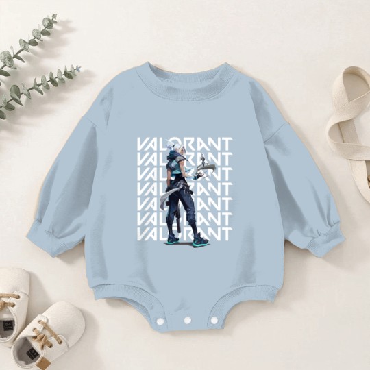 Discover 2 Valorant Jett Baby Romper Sweatshirts