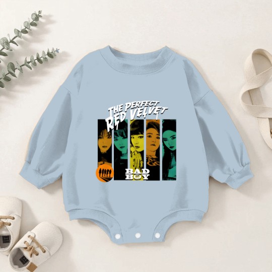 Discover RED VELVET Kpop Baby Romper Sweatshirts, Red Velvet Homage Baby Romper Sweatshirts,