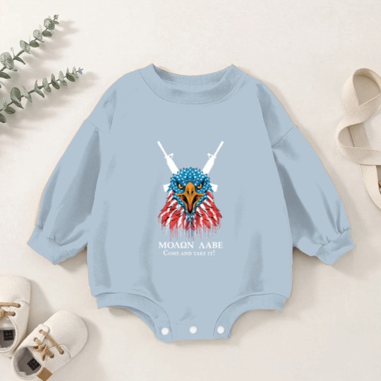 Discover Molon Labe, Come and take it - Molon Labe Come And Take - Baby Romper Sweatshirts