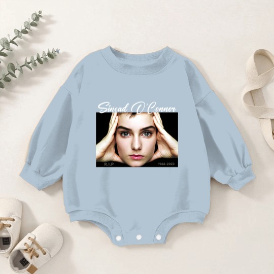 Discover Rest In Peace Sinead O'Connor Baby Romper Sweatshirts, RIP Sinead O'Connor Baby Romper Sweatshirts, Sinead O'Connor Baby Romper Sweatshirts