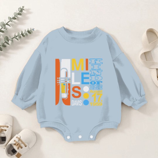 Discover Miles Davis Kind Of Blue Baby Romper Sweatshirts - John Coltrane - Blue Note Records